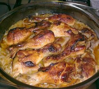 Pečené kuře - Medová kuřecí stehna