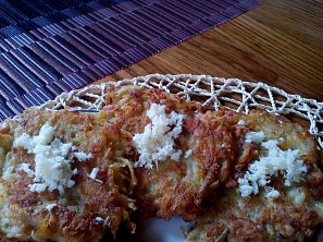 Křupavé bramboráčky s křenem