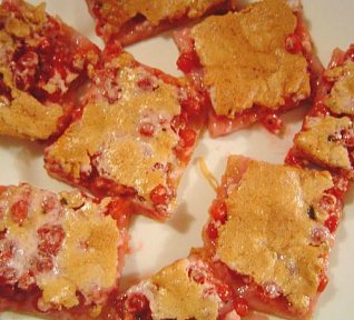 Rybízový linecký koláč