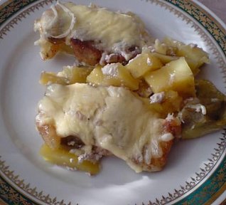 Vepřová krkovice se šlehačkou