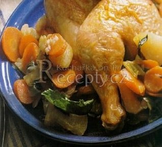 Kuře v kořenové zelenině