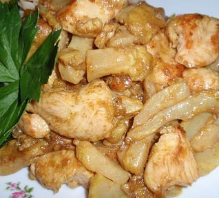 Patizonové nudličky s masem