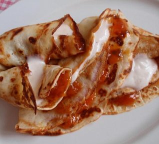 Jemné palačinky z acidofilního mléka