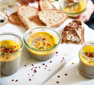 Drůbeží paštika s tymiánem a pomerančem