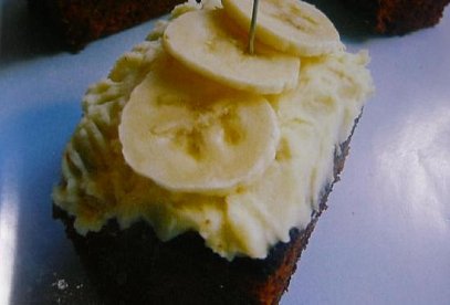Lehký banánový koláč