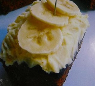 Lehký banánový koláč