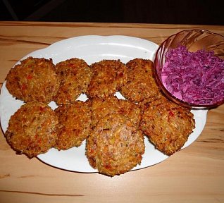 Pohankové zeleninové placky