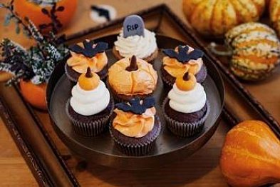 Strašidelný Halloween: Cupcakes 3x jinak