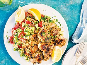 Bylinkové kuře v marinádě chermoula