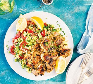 Bylinkové kuře v marinádě chermoula