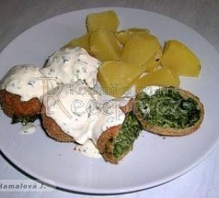 Špenátové holandské koule