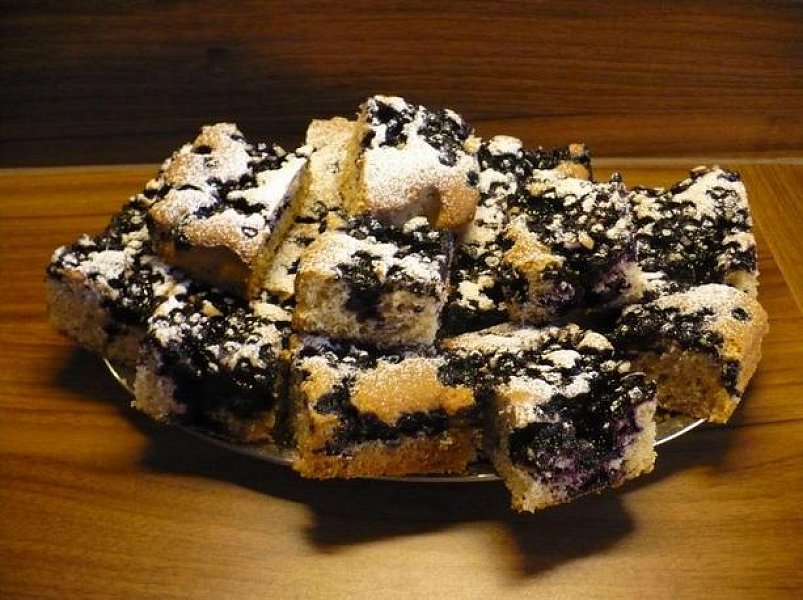 Rychlý borůvkový koláč