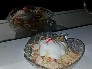 Ledový krabí salát s jogurtem