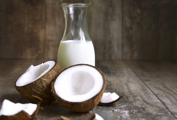 Batátový krém s kokosovým mlékem a cizrnou