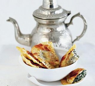 Ispanakli pogaca, špenátové taštičky