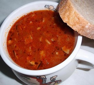 Anglická gulášová polévka