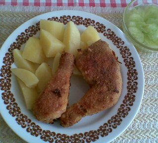 Kari kuře v trojobalu