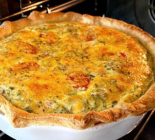 Slaný koláč 2 v 1