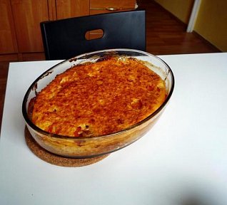 Rýžový nákyp s meruňkami