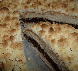 Makový koláč s posypkou