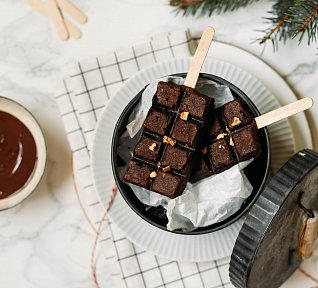Čokoládové brownies s ořechy