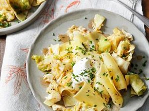 Smetanové fleky se zelím