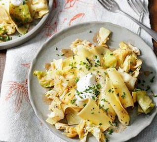 Smetanové fleky se zelím