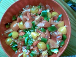 Rajčatovo-paprikový salát