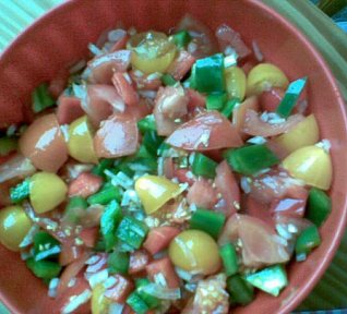 Rajčatovo-paprikový salát