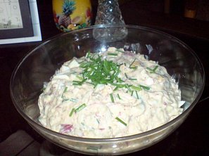 Ředkvičková pomazánka s okurkami