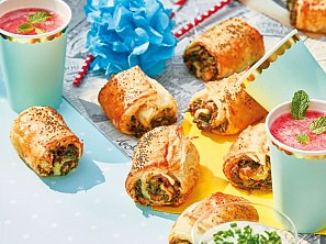 Rolky a lá hot dog s mangoldem a ricottou