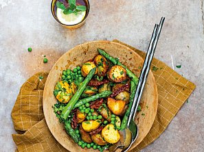 Bramborový salát s chřestem