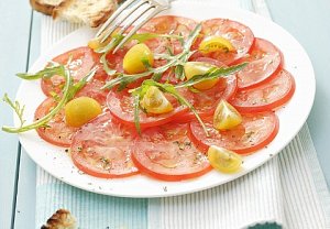 Rajčatové carpaccio