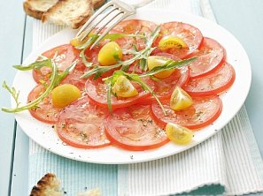 Rajčatové carpaccio