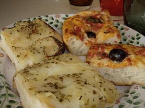 Italská focaccia podle mojí tchyně