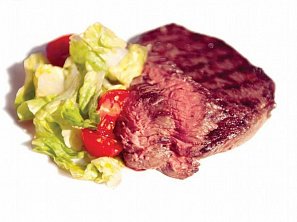 Uruguayský hovězí rib-eye steak