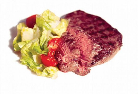 Uruguayský hovězí rib-eye steak