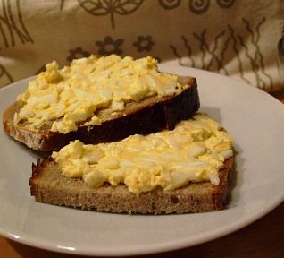 Krémová vajíčková pomazánka