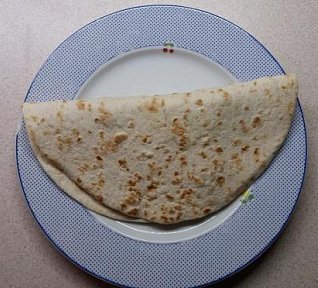 Tortilly s fazolovou směsí