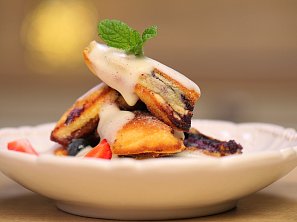 Císařský trhanec s borůvkami a šodó