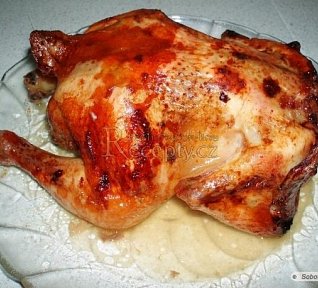 Medové kuře na víně