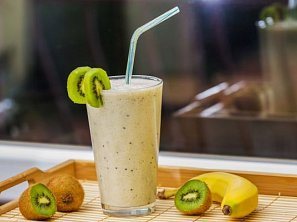 Smothie-Kiwi a banán
