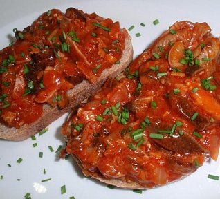 Jednoduchá směs / guláš z václavek (hlívy, bedel)