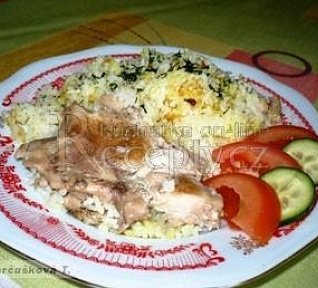 Hovězí řízky s rýží