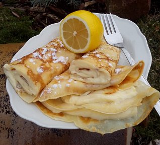 Citronové / pomerančové palačinky