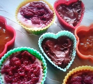 Mini Cheesecaky (3 varianty do silikonových formiček)