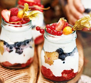 Ovocné tiramisu do skleničky