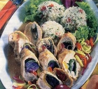 Vepřové závitky na smetaně