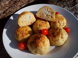 Brokolice/květák v bramborovém těstě