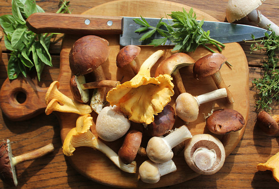 Houbová směs na topinky